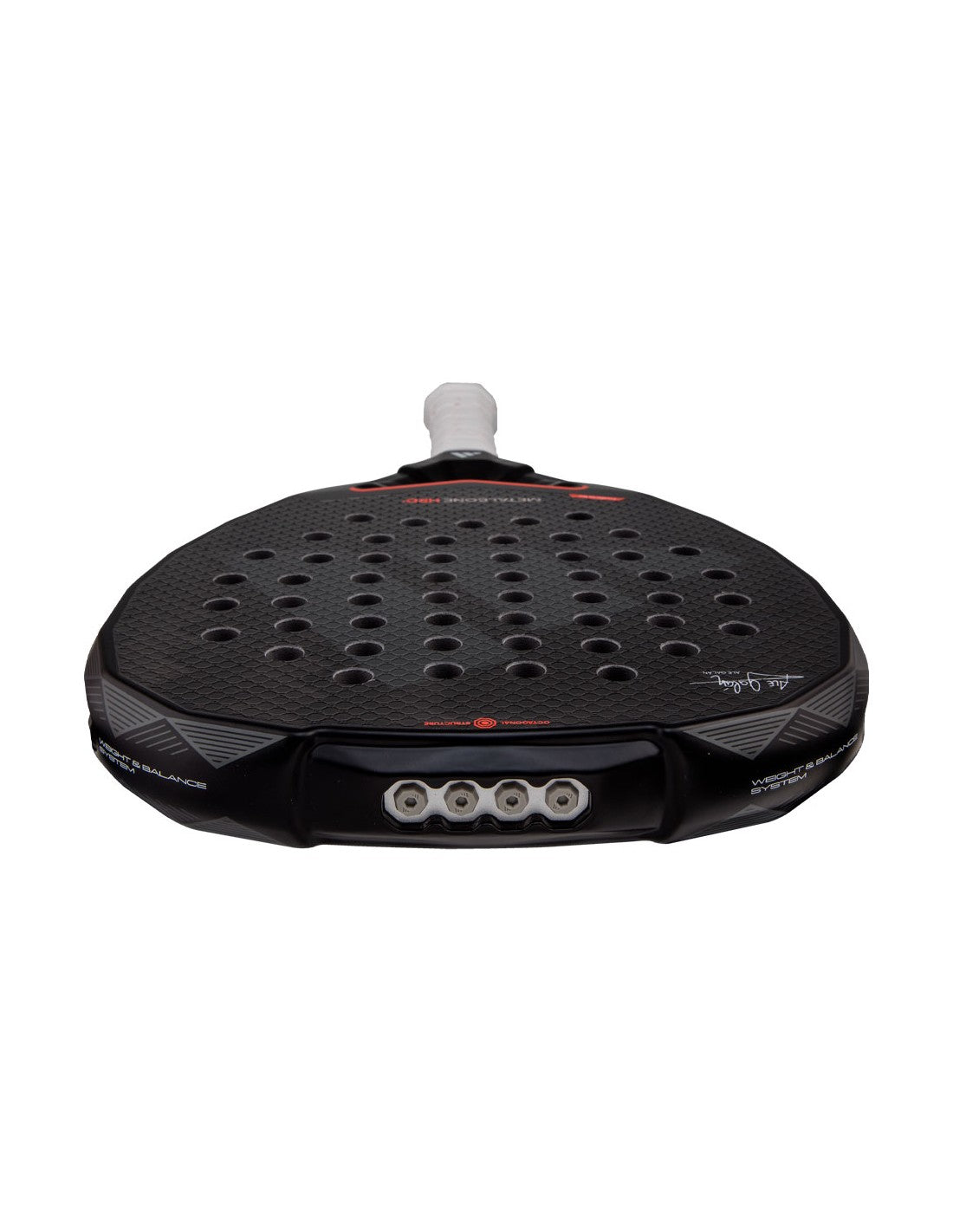 Adidas Metalbone Hrd+ 3.4 padel racquet product photo - East Coast Padel angle