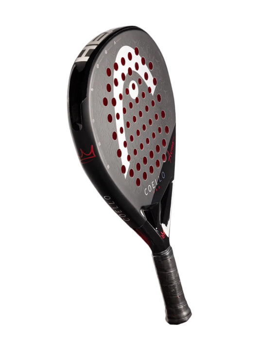 HEAD Coello Pro padel racquet - diamond - head heavy - East Coast Padel Shop - product photo - angle 3