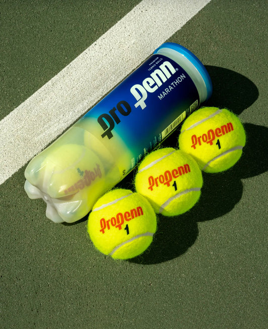tennis balls - pro Penn marathon extra duty - Box of 24 Cans sporting goods East Coast Padel product photo