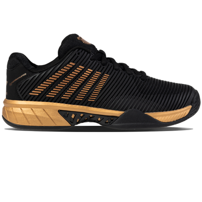 K-Swiss/Master Athletics Men's Hypercourt Express 2 Tennis Shoe (Black/Gold)