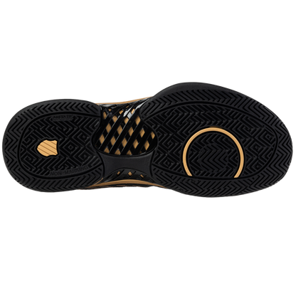 K-Swiss/Master Athletics Men's Hypercourt Express 2 Tennis Shoe (Black/Gold)