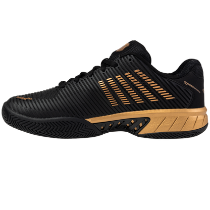 K-Swiss/Master Athletics Men's Hypercourt Express 2 Tennis Shoe (Black/Gold)