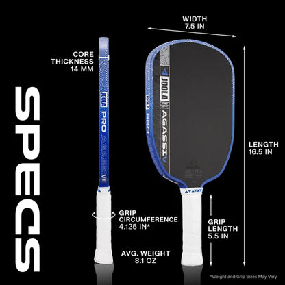JOOLA Agassi Pro V (14 and 16mm)
