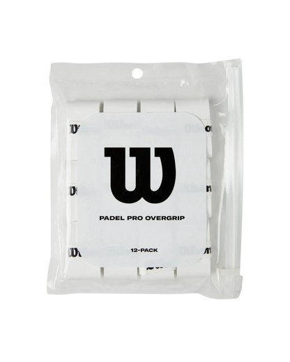 Wilson Pro Padel Overgrip White - 12 pack