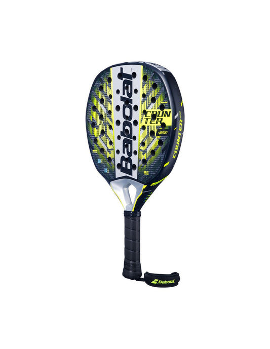 Babolat Counter Veron 2025 padel racquet product photo angle - East Coast Padel 