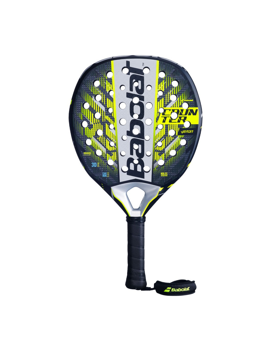 Babolat Counter Veron 2025 padel racquet product photo - East Coast Padel 