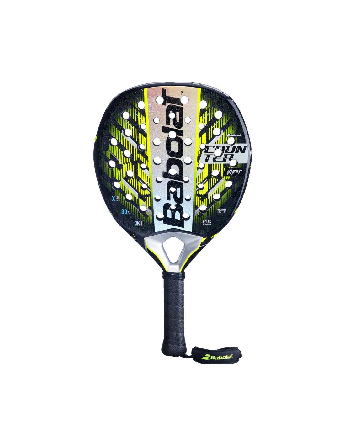 Babolat Counter Viper 2025 padel racquet product photo - East Coast Padel 
