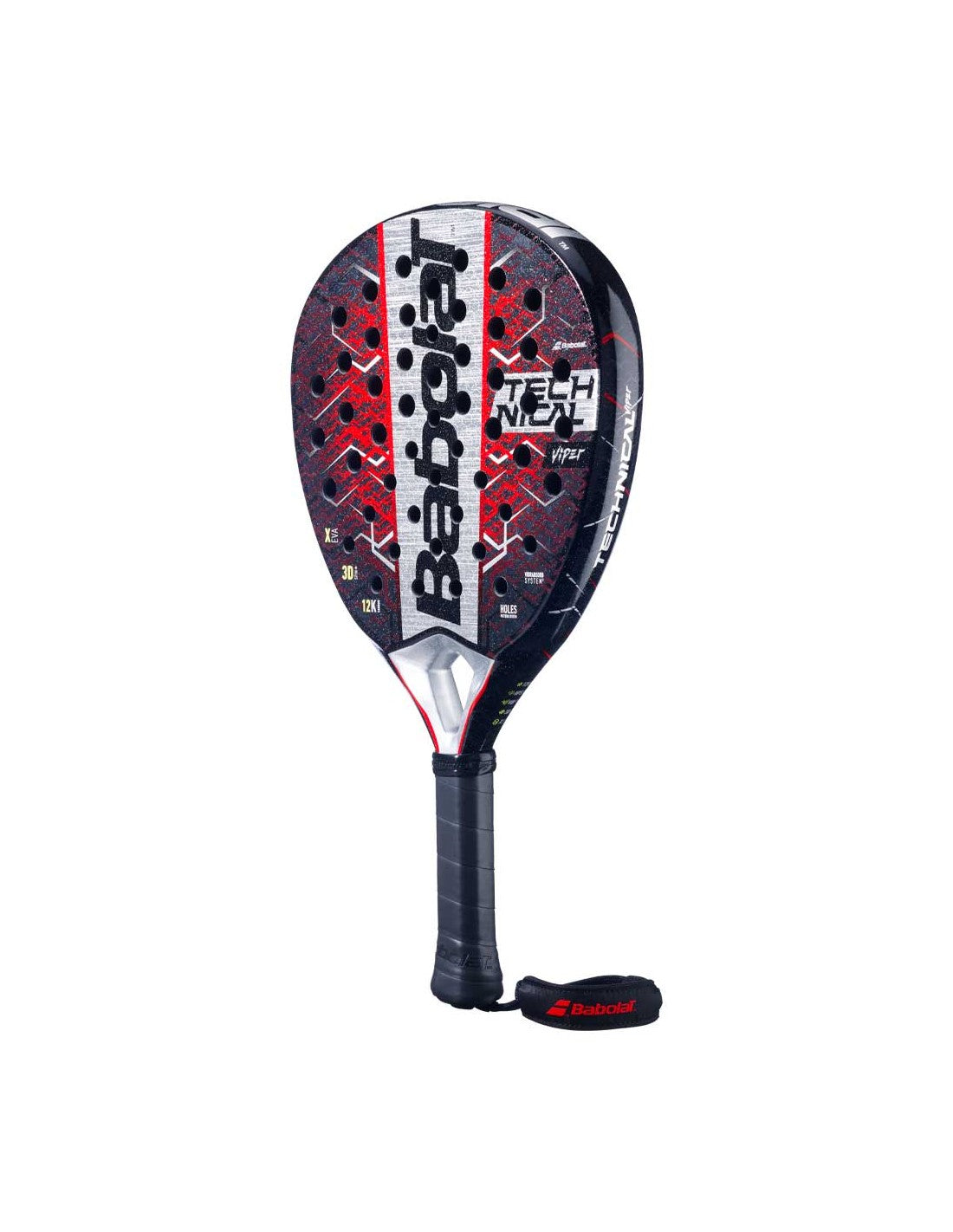 Babolat Technical Viper 2025 padel racquet product photo angle - East Coast Padel 