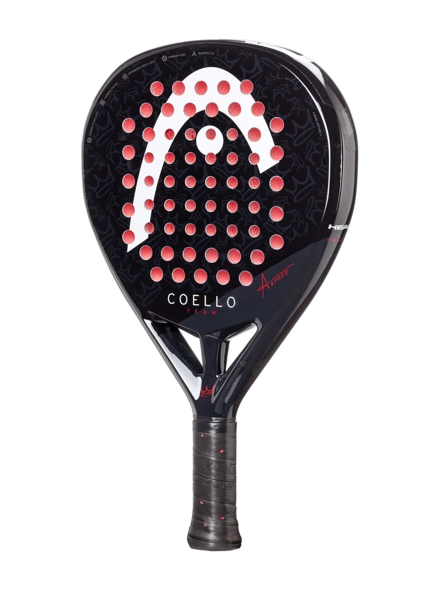 HEAD Coello Team padel racquet diamond head head heavy - East Coast Padel product photo
