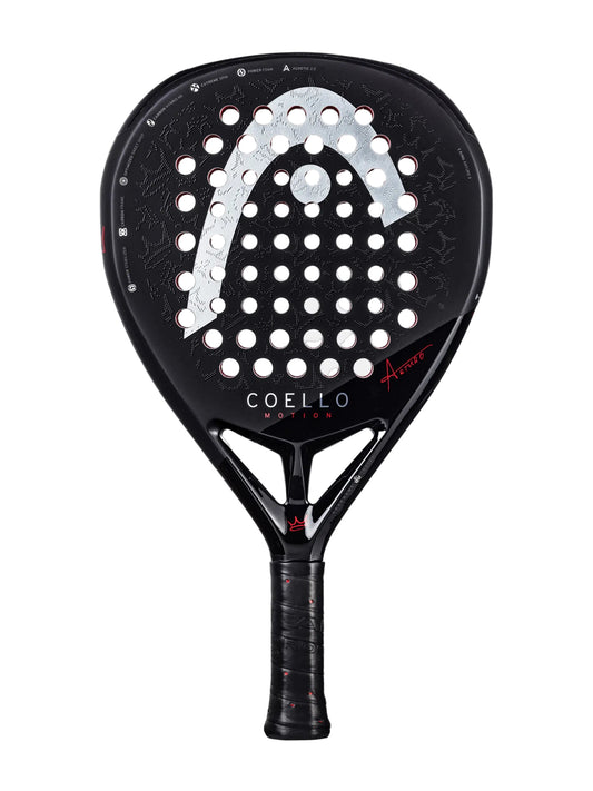 HEAD Coello motion padel racquet - diamond - head heavy - East Coast Padel Shop product photo - front