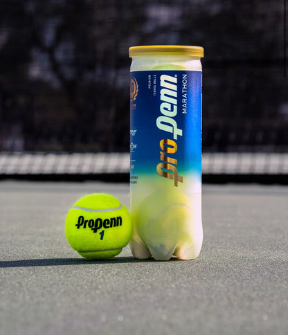 Tennis Balls Pro Penn Marathon Extra Duty - Box of 24 Cans sporting goods East Coast Padel product photo