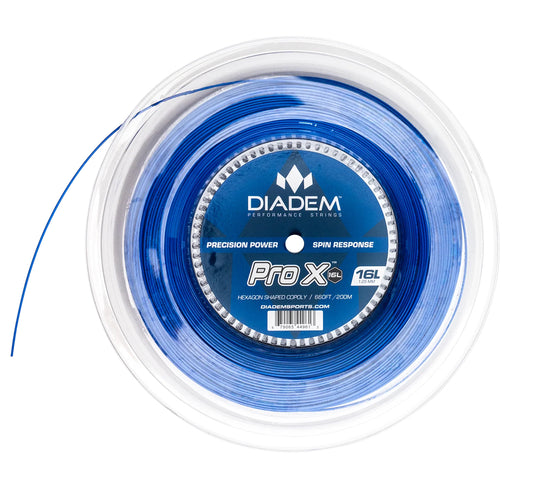 tennis strings diadem pro x blue product photo - sporting goods - east coast padel shop